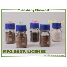 Fornecedor químico do aditivo de Yuansheng do Fertlitizer do Lignosulphonate do cálcio bio
